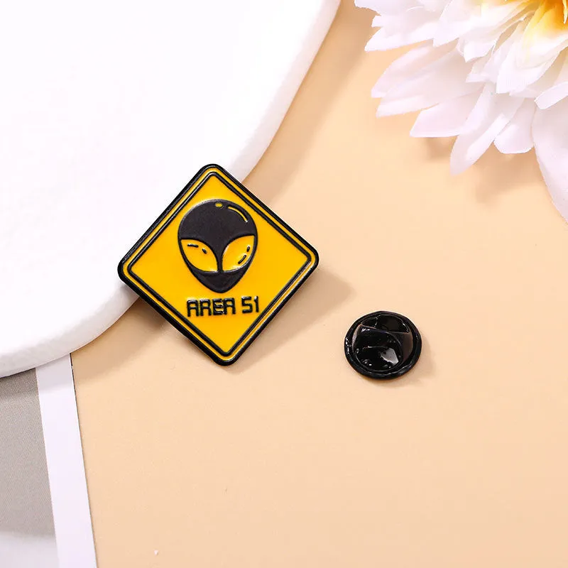 Dinosaur Alien UFO Game Console Pins - Image 3