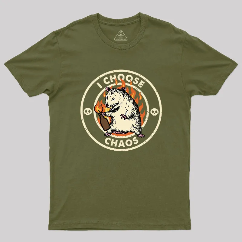 I Choose Chaos Geek T-Shirt - Image 3