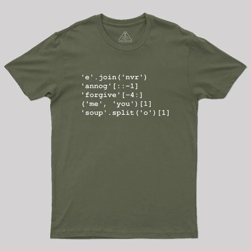 Rick Roll in Python Geek T-Shirt - Image 3