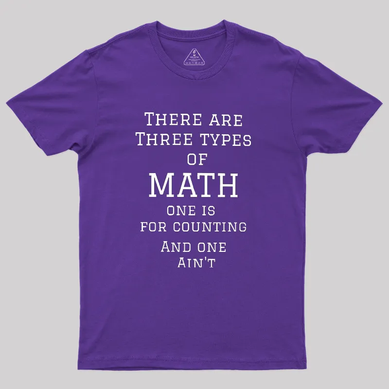 Three Types Of Math Geek T-Shirt - Image 6