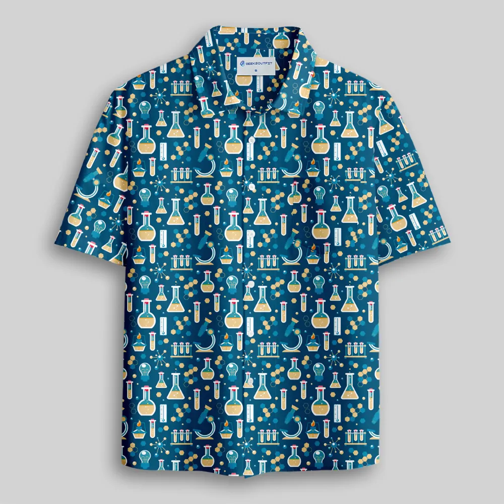 Science Lab Button Up Pocket Shirt