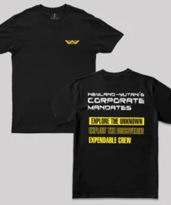 Alternative view of Weyland-Yutani’s Corporate Mandates T-Shirt