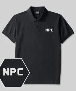 NPC Geek Embroidered Polo Shirt