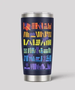 Cat Library Geeks Tumbler