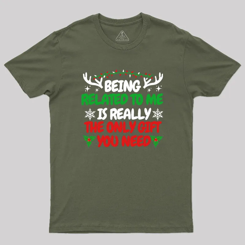 Being Related to Me Geek T-Shirt - Image 3