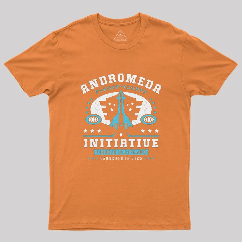 Andromeda Initiative Emblem Geek T-Shirt - Image 6