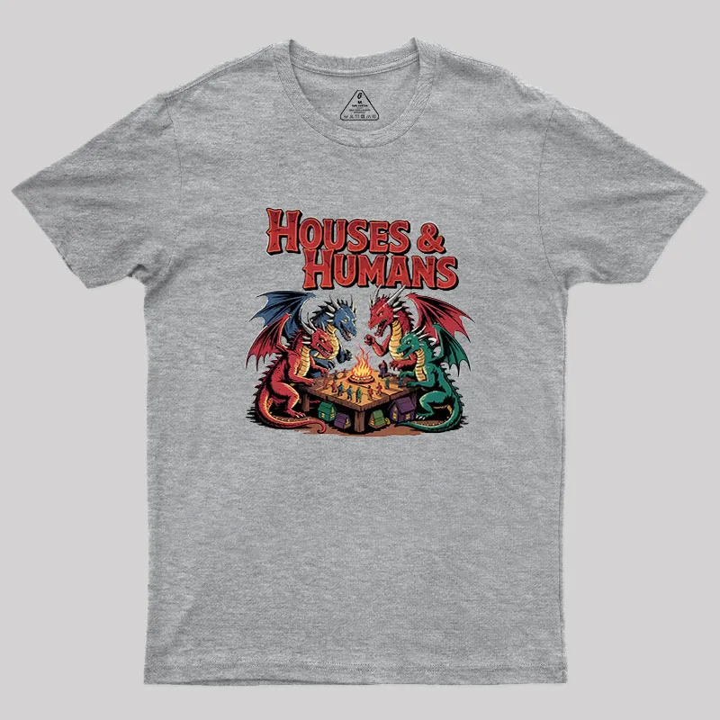 Houses Humans Geek T-Shirt - Image 4