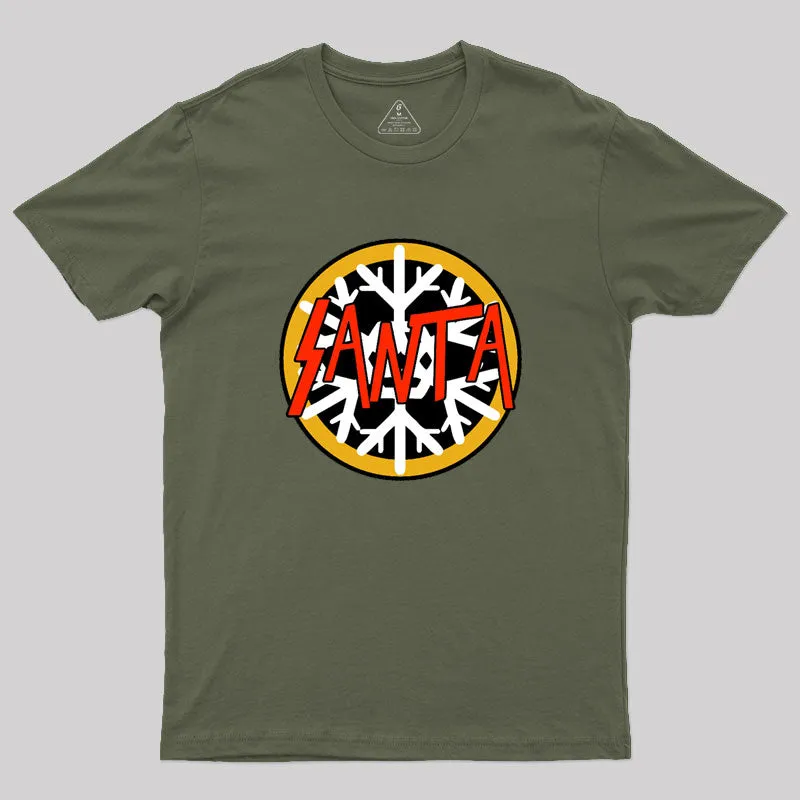 Slayer Claus Geek T-Shirt - Image 4