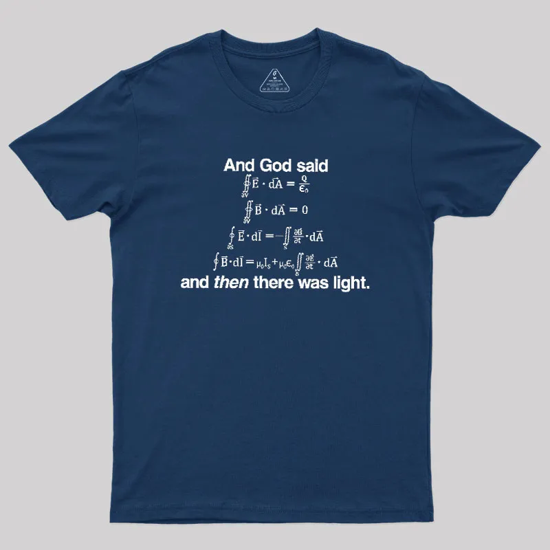 And God Said Geek T-Shirt - Image 2