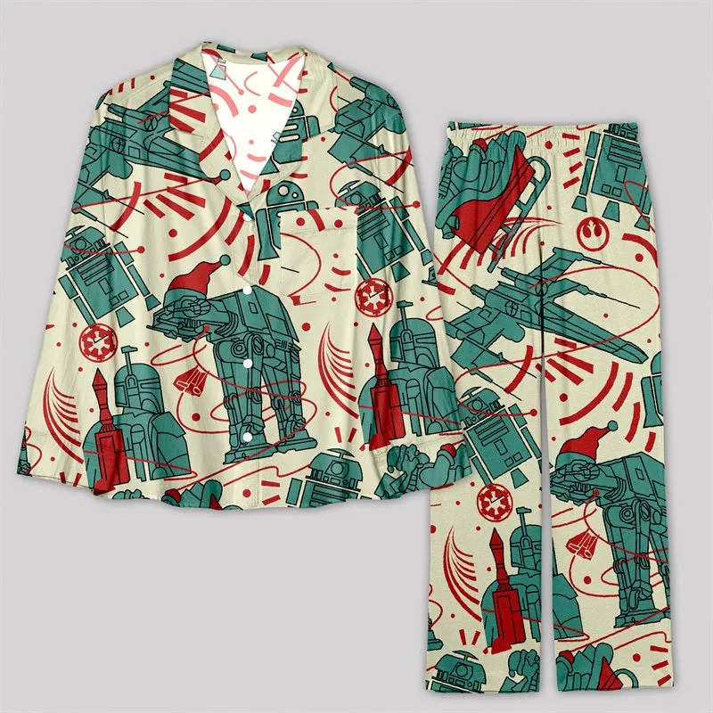 Christmas Scifi Wars Pajama Sets