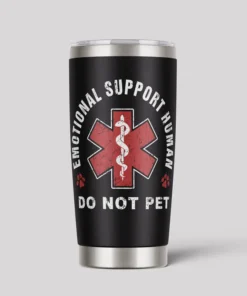 Emotional Support Human 20oz Tumbler