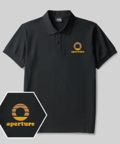 Aperture Geek Embroidered Polo Shirts