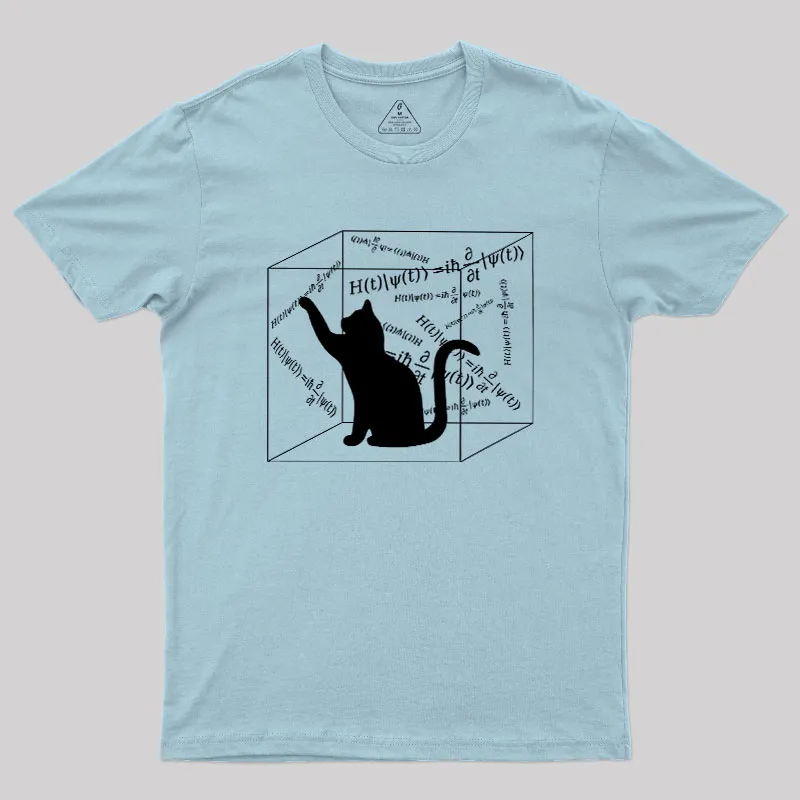 Schrodinger Cat In The Box Geek T-Shirt - Image 10