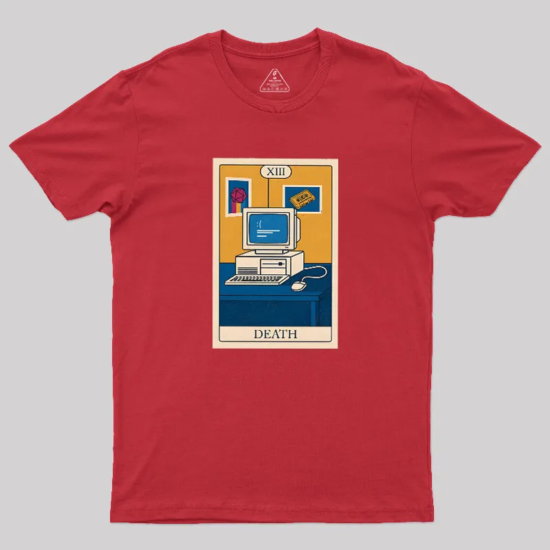 Death Card Geek T-Shirt - Image 5