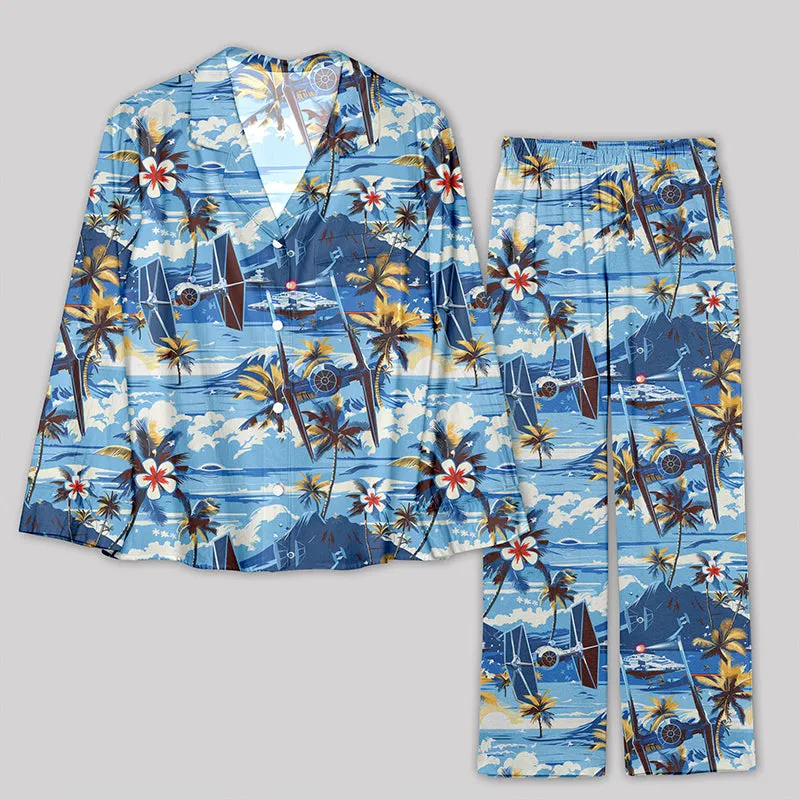Hawaii Beach TIE Fighter Pajama Sets