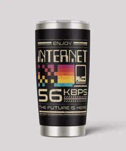 Internet 56 Kbps Geeks Tumbler