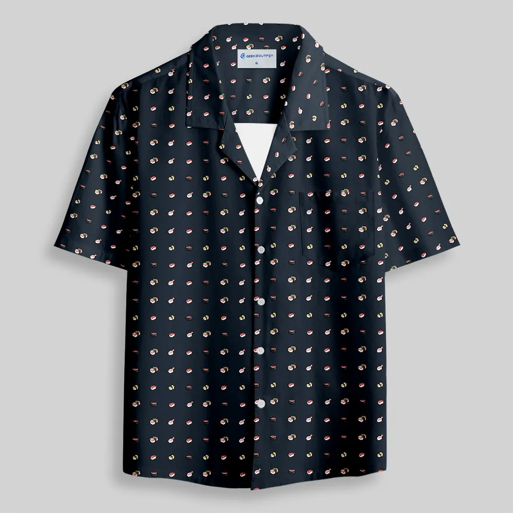 Sushi Vibes Button Up Pocket Shirt - Image 2