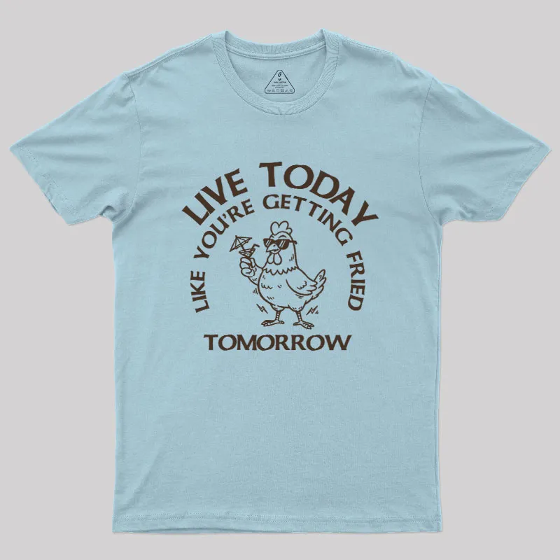 Fried Chicken Philosophy Geek T-Shirt - Image 8