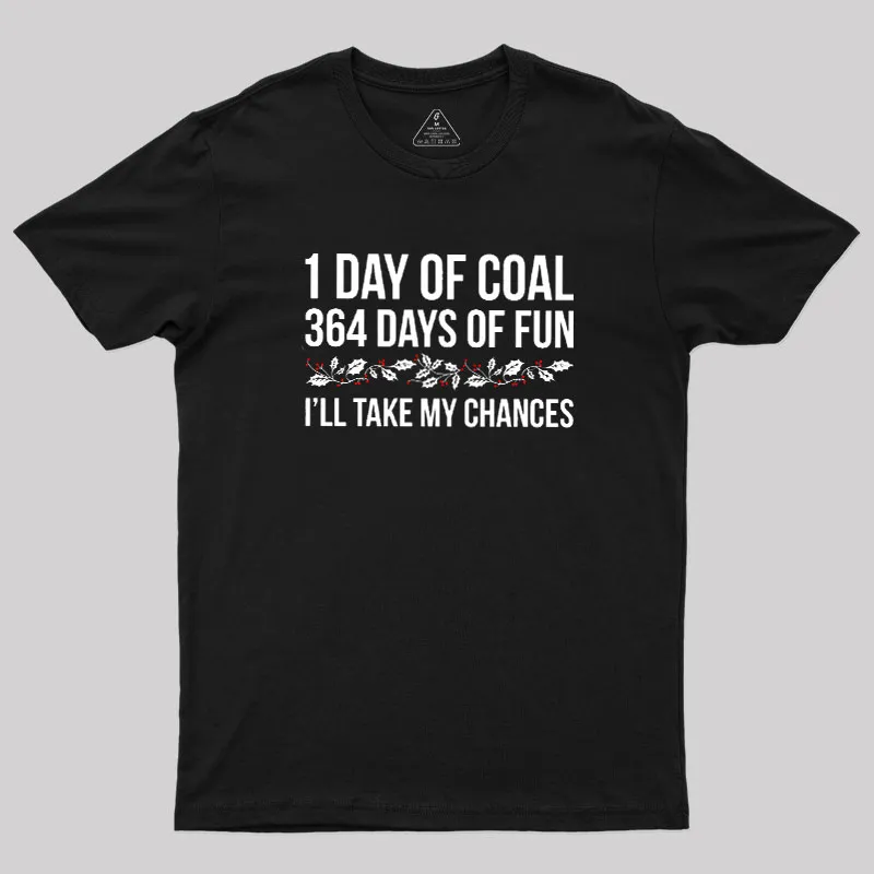1 Day of Coal Geek T-Shirt