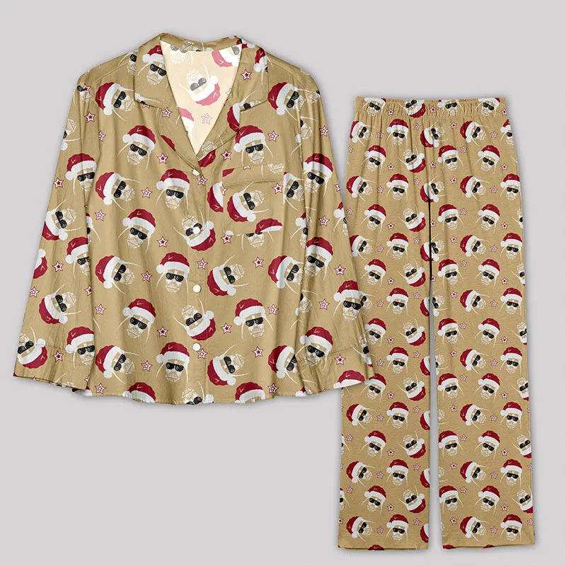 Sunglasses Santa Claus Pajama Sets