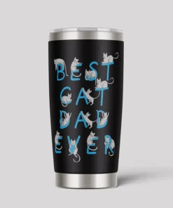 Alternative view of Best Cat Dad Ever Geeks Tumbler