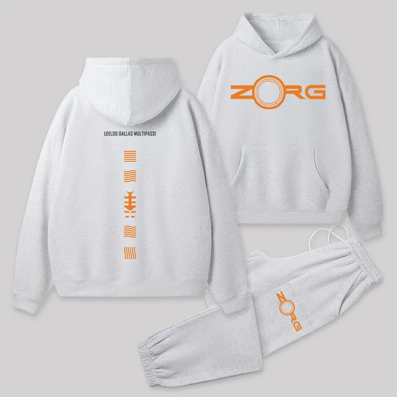 The Fifth Element Front and Back Printed Geek Fleece Hoodie Set - Image 4