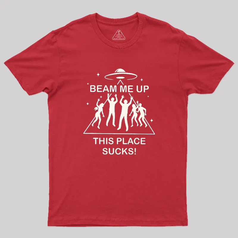 Beam Me Up Geek T-Shirt - Image 5