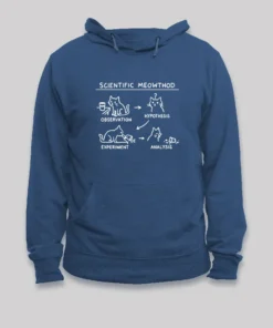 Alternative view of Scientific Meowthod Geek Hoodie
