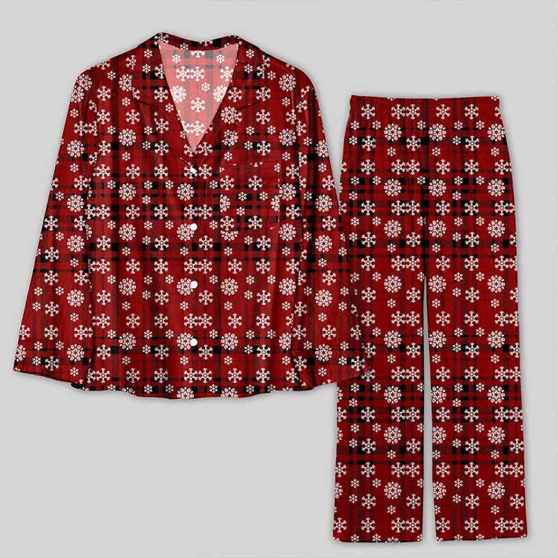 Christmas Snowflake Pajama Sets