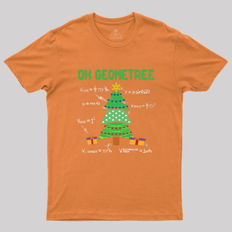 Oh Geometree Geometry Math Science Geek T-Shirt - Image 6