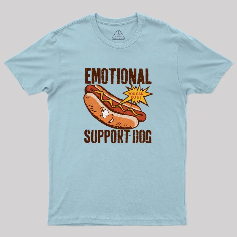 Emotinal Support Dog Geek T-Shirt - Image 8