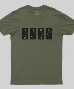 Alternative view of Predator Self-Destruct Countdown Timer Geek T-Shirt