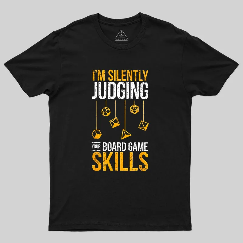 Silent Judgement Geek T-Shirt - Image 2