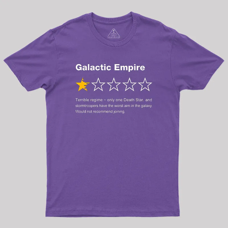 Galactic Empire Review T-Shirt - Image 6