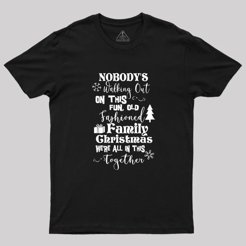 Old Fashioned Family Christmas Geek T-Shirt - Image 2
