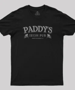 Alternative view of Paddy's Irish Pub Geek T-Shirt