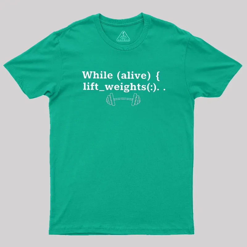 Code & Lift Loop Geek T-Shirt - Image 10