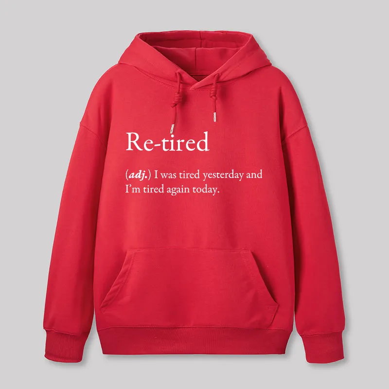 Retired Definition Nerd Geek Hoodie - Image 7