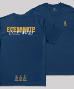 Alternative view of EXTERMINATE! Front and Back Printed Geek T-Shirt