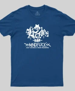 Alternative view of Lizzies Bar-Cyberpunk 2077 T-Shirt