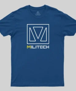 Alternative view of MILITECH-Cyberpunk 2077 T-Shirt