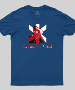 Alternative view of Trauma Team Armed Safety Expert-Cyberpunk 2077 T-Shirt