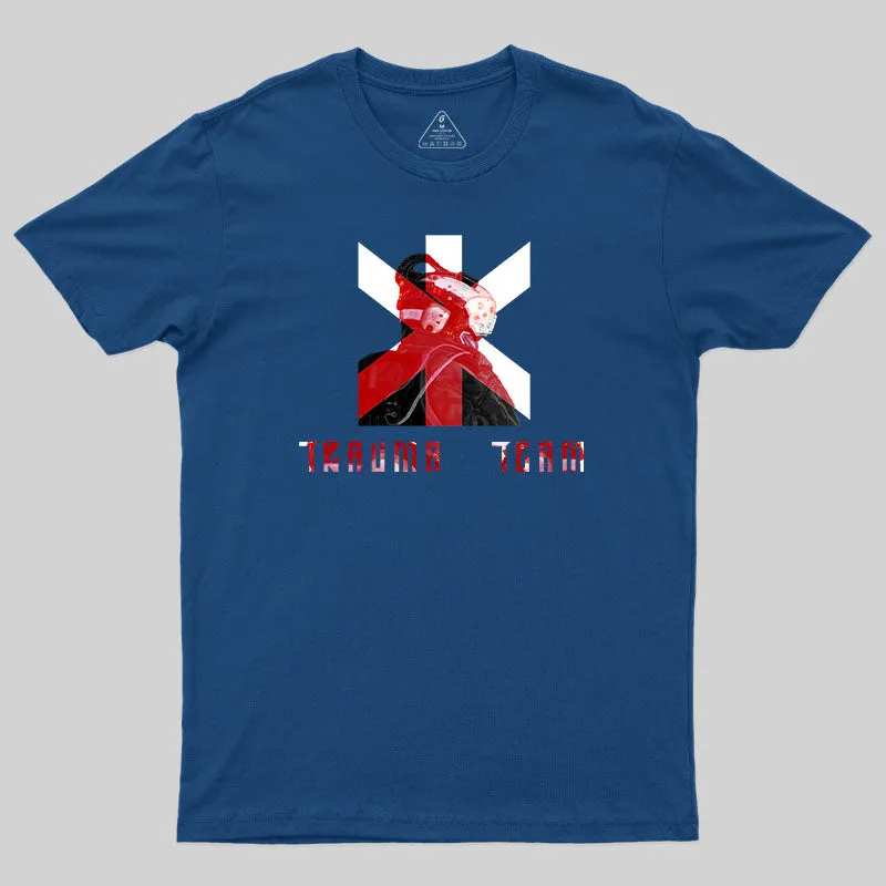 Trauma Team Armed Safety Expert-Cyberpunk 2077 T-Shirt - Image 2