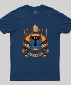 Alternative view of Vivi Black Mage Geek T-Shirt