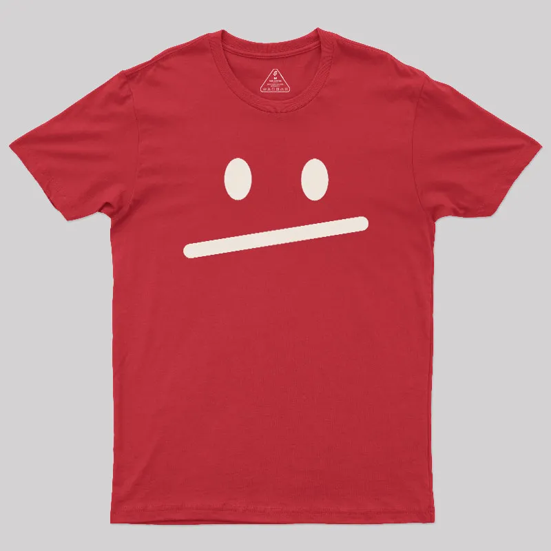 Meh Face Geek T-Shirt - Image 5
