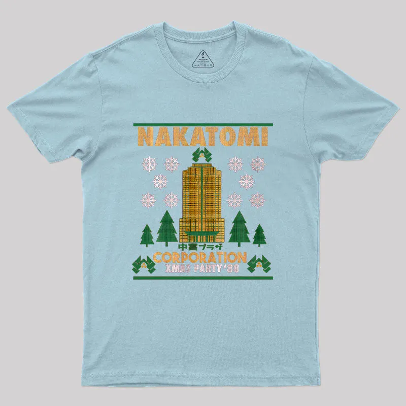 Nakatomi Plaza Xmas Party 88 Geek T-Shirt - Image 7