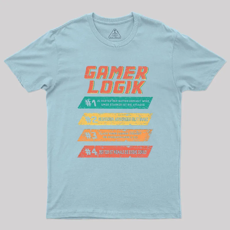 Gamer Logik Geek T-Shirt - Image 6