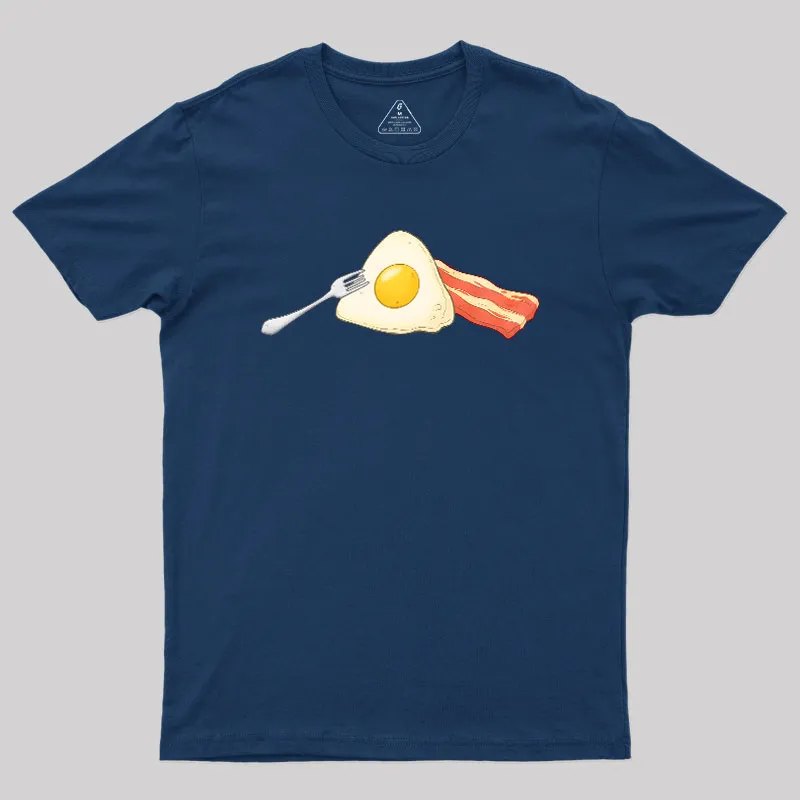 Dark Side of Breakfast Geek T-Shirt - Image 2