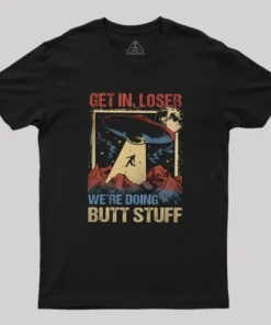 Glow In The Dark Alien UFO Geek T-Shirt