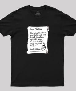 Alternative view of Christmas Letter Geek T-Shirt